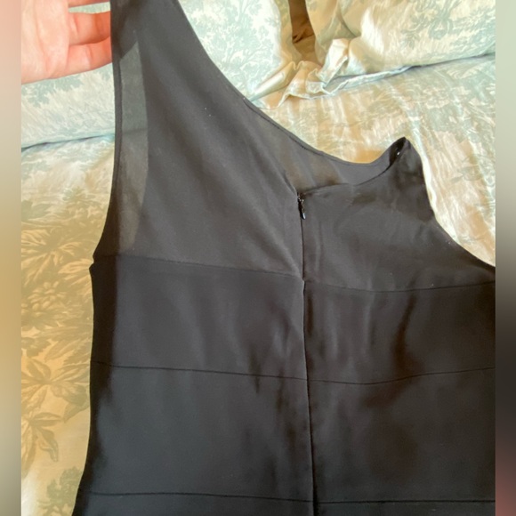 NWOT Reiss Dusty Rose and Black Dress - Picture 5 of 12